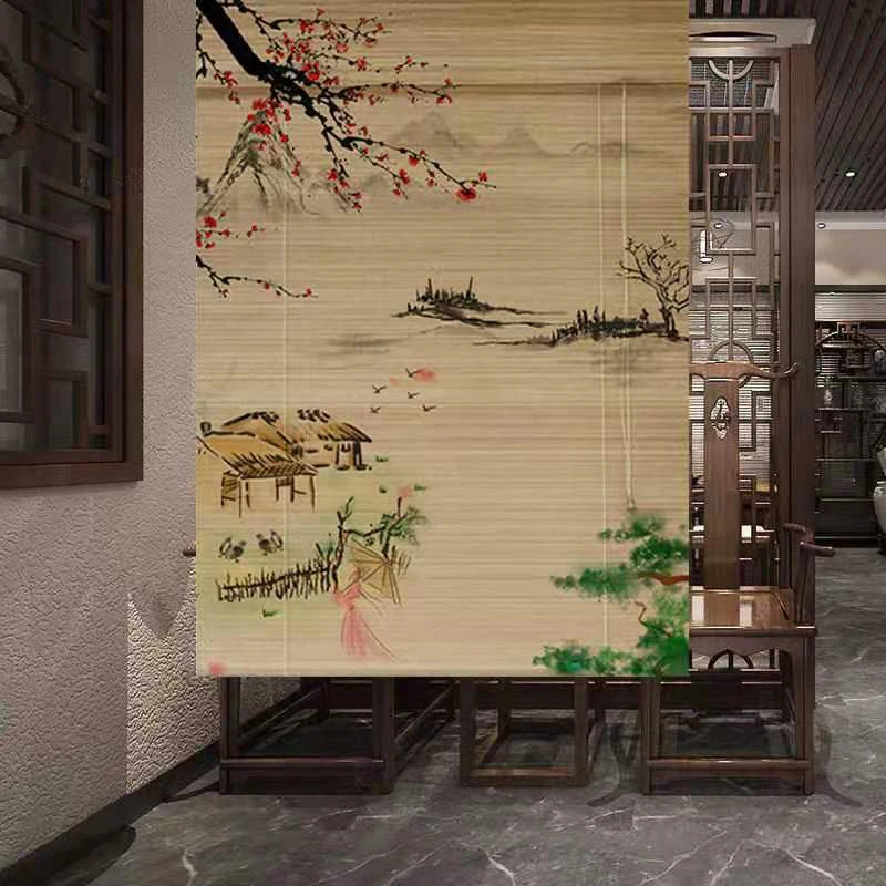 Бамбуковые жалюзи в китайском стиле |