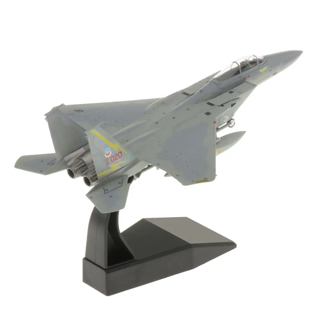 Escala 1:100 americano F-15 luchador &aacute;guila modelo de avi&oacute;n juguete modelo de avi&oacute;n chico regalo-4