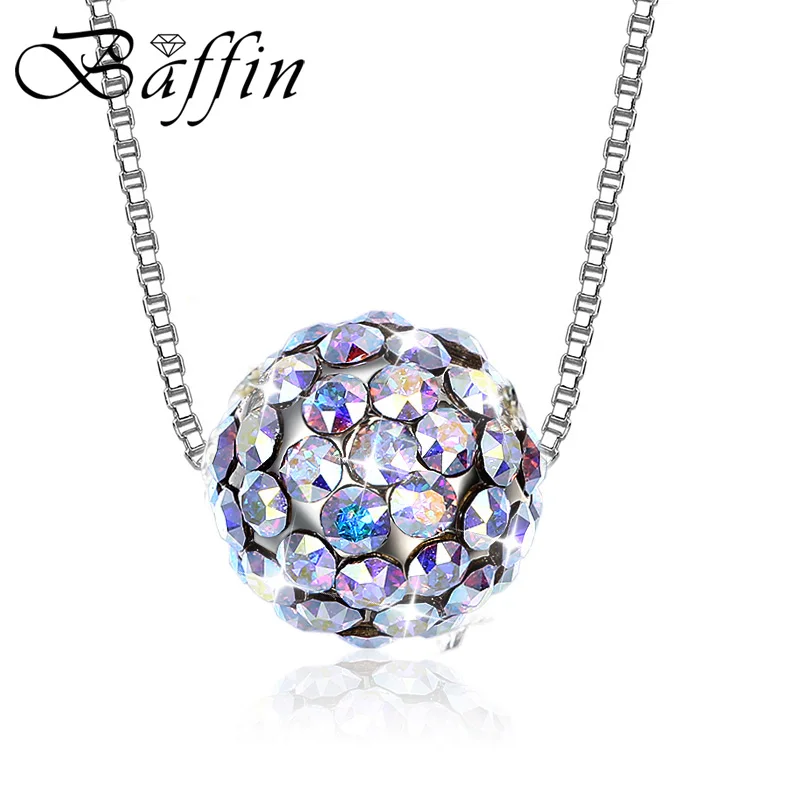 Шикарные мини подвески с шариками красочные кристаллы от Swarovski ювелирные изделия