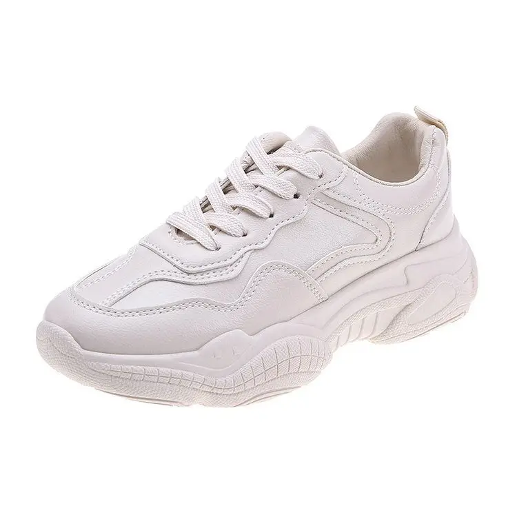 

PU Platform Sneakers Women's Shoes 2020 Autumn New Breathable Casual Shoes For Women Sneakers Woman Casual Sneaker Chaussure 40