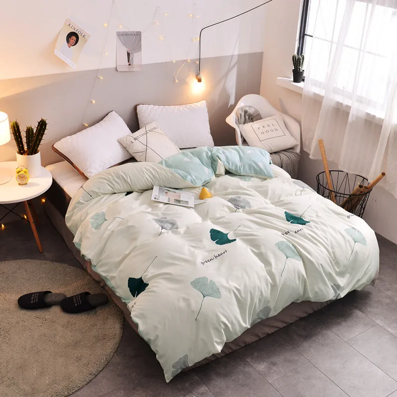 Пододеяльник в мультяшном стиле с принтом из 100% полиэстера пододеяльник