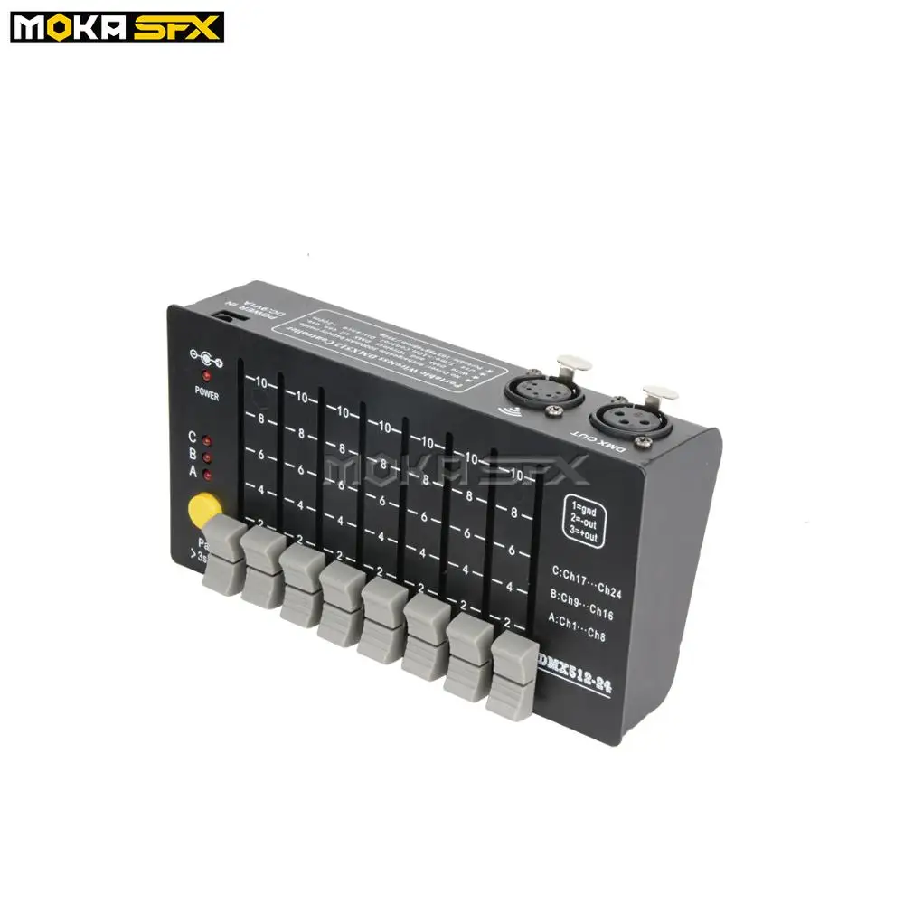 Мини DMX контроллер переносной светильник сценическое Освещение DJ DMX512 батареи