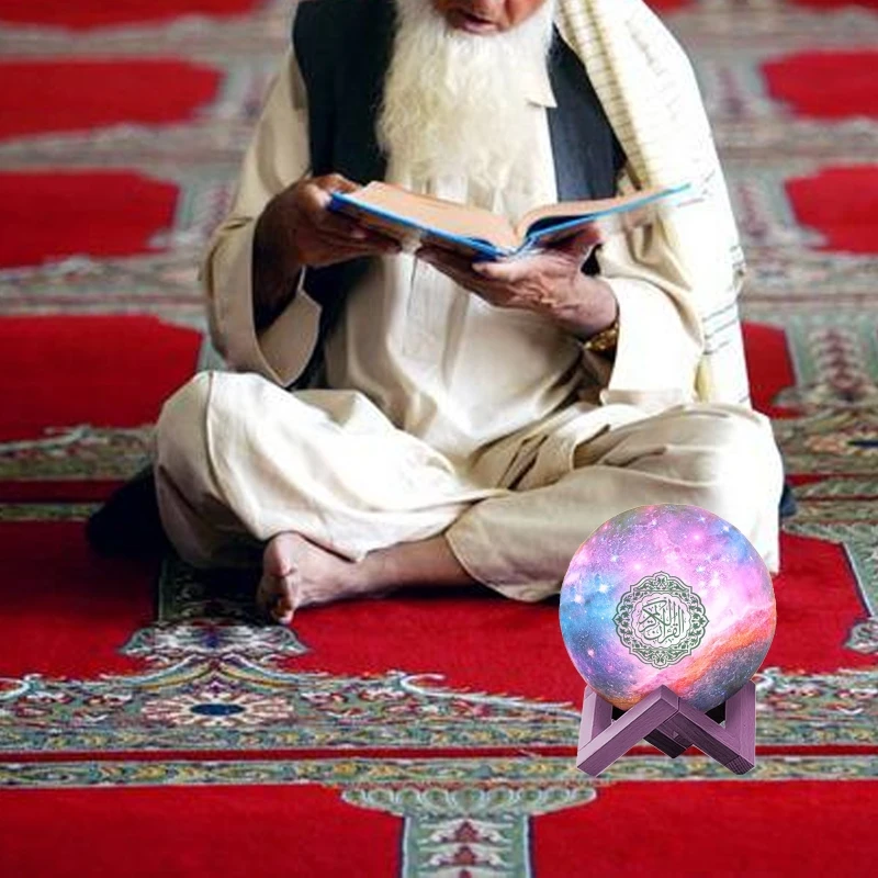 

Quran Bluetooth Speaker Starry Moon Lamp with Support APP Control Night Light Dropshipping