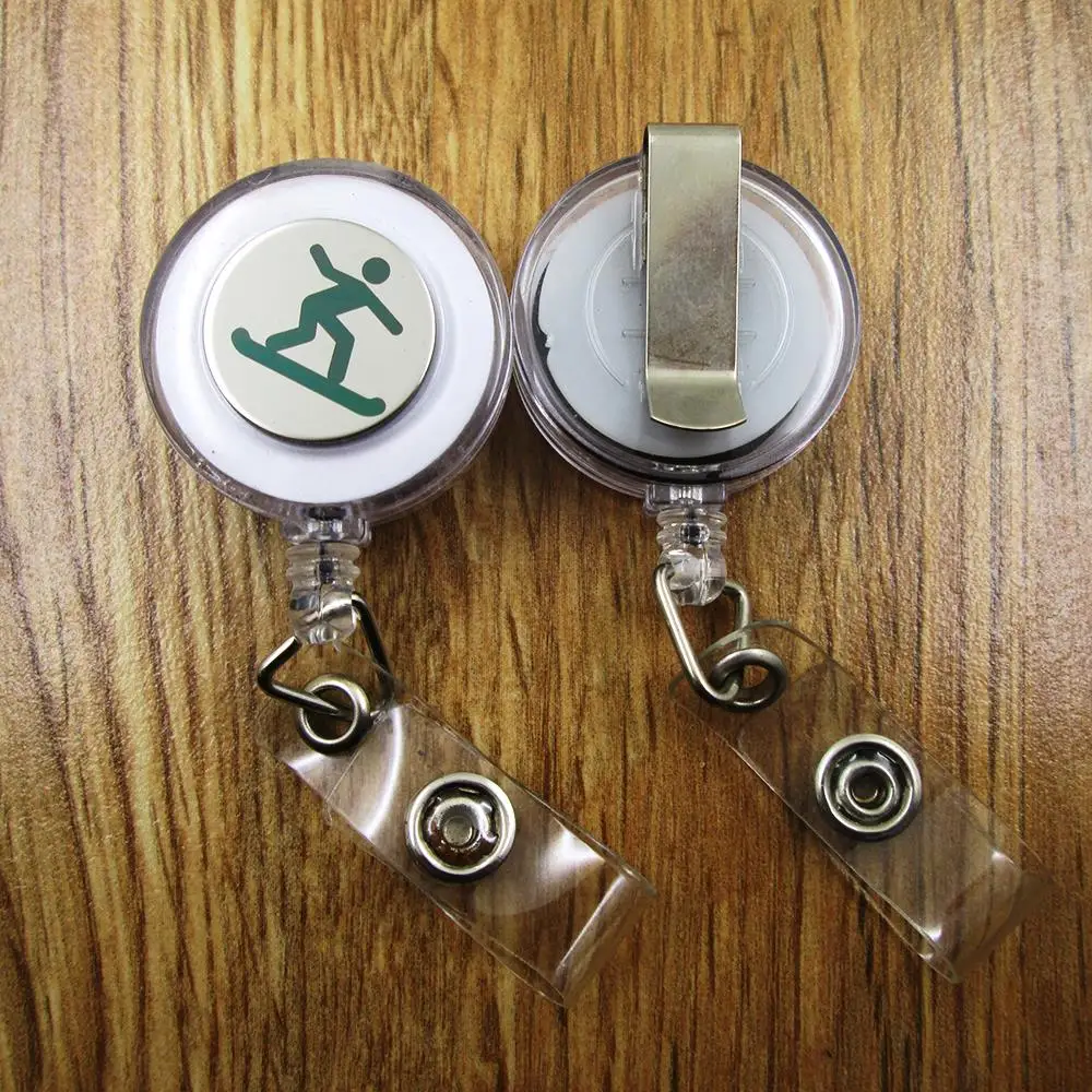 Бейдж со снежинками для удостоверения личности в виде катушки подарок Него/ее