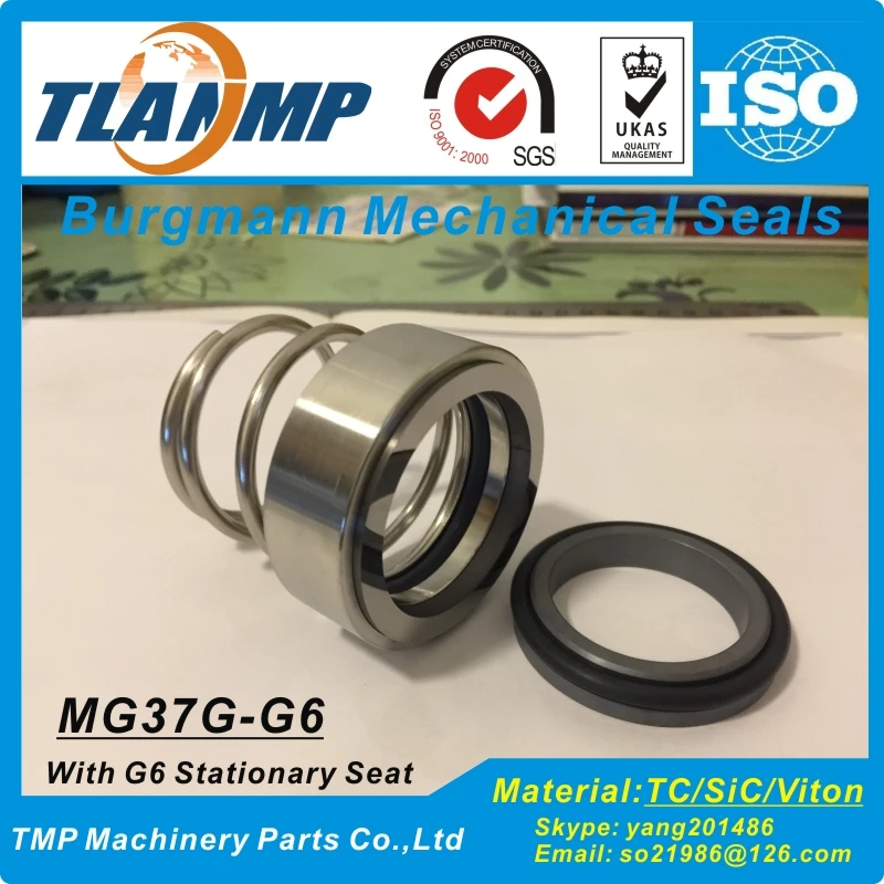 M37G/22 Замена TLANMP механические уплотнения Burgmann (материал: TC SiC Vit) G9 с G6 сидением из