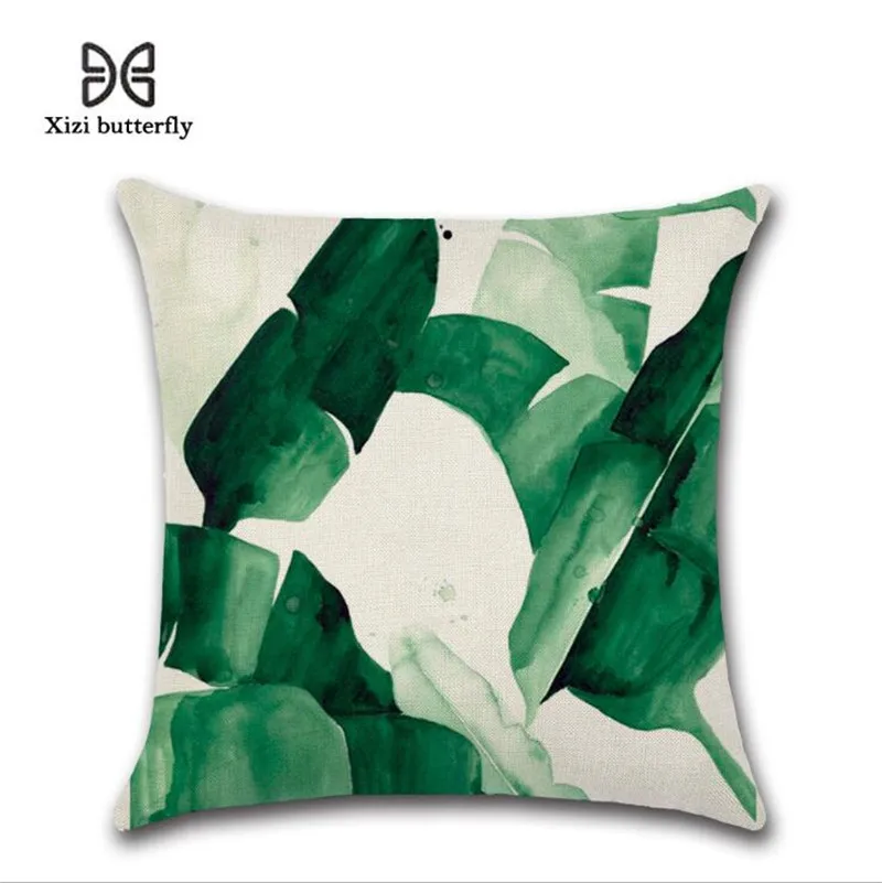 Современный Ins квадратный диван постельное белье хлопок наволочка с принтом для