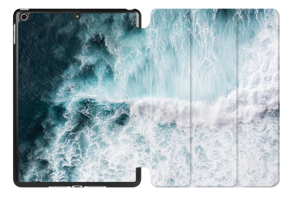 MTT пляжный чехол с принтом для iPad 9,7 дюймов модель A1893 A1954 из искусственной кожи флип-стенд смарт-чехол для iPad 9,7 '' A1822 A1893