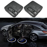 car door welcome laser projector logo ghost shadow night light for hyundai auto wireless car courtesy lamp kit car accessories