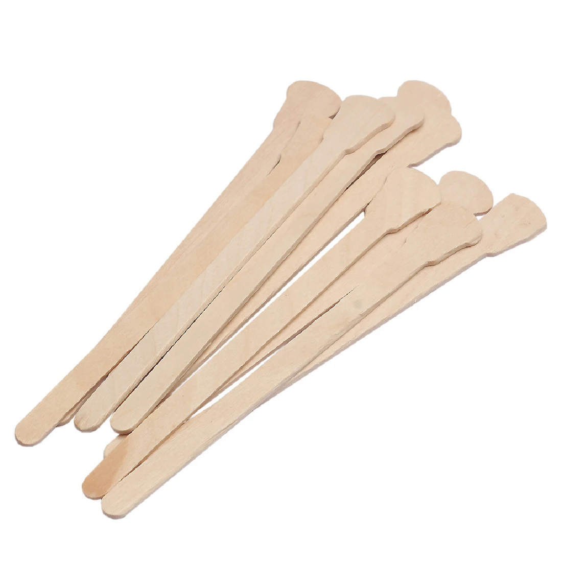 

100/50/10PCS Wooden Waxing Wax Spatula Tongue Depressor Disposable Bamboo Sticks Kit Beauty Tool Hair Removal Cream Depilatory