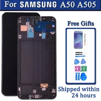 display for samsung galaxy a50 lcd display a505ds a505fn a505g a505gn a505yn with touch screen digitizer assembly with frame