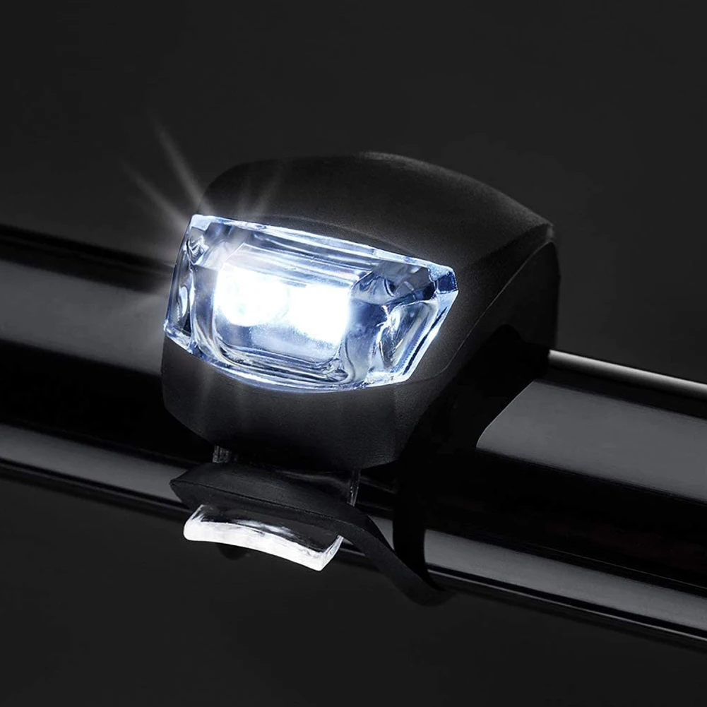 

Комплект передних и задних фонарей для велосипеда, силиконовые светодиодсветодиодный предупреждающие лампы, для горных дорог, велоспорта, ...