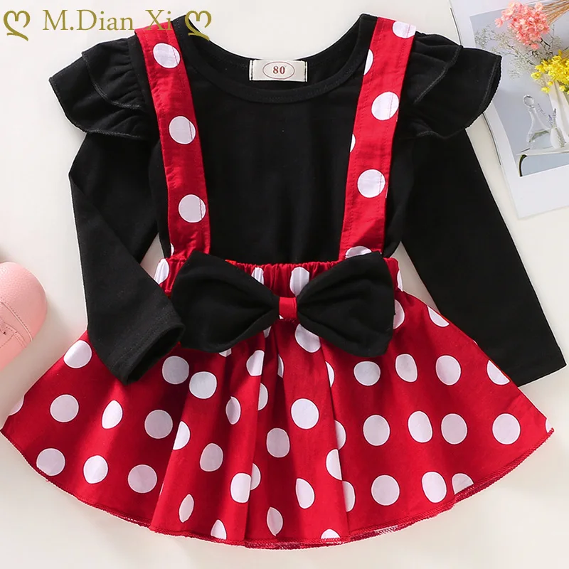 Комплекты одежды для девочек весенне осенний Однотонный черный топ с длинным