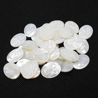 oval angel single sculpture natural shell beads oval shape for diy jewelry pendant necklace jewelry accessories size 15x20x3mm