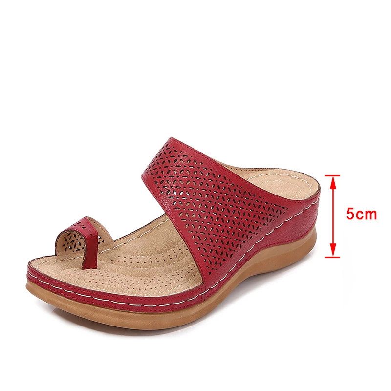 

Women's Summer Shoes Ladies Wedges Hollow Sandals New Plus Size Women Shoes Retro Bohemia Style Female Platform Fashion Sandal