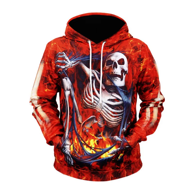 

US Size 2XL Plus Size Hoodies Sweatershirts Men Fashion Printed Hip Pop Pullover Tracksuit Tops Nice Pop Year