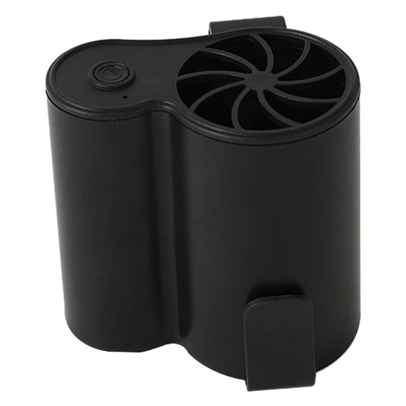 

Переносной USB-вентилятор для кондиционера, портативный мини-вентилятор черного цвета для улицы, подвесной кулер для лица с охлаждающим поло...