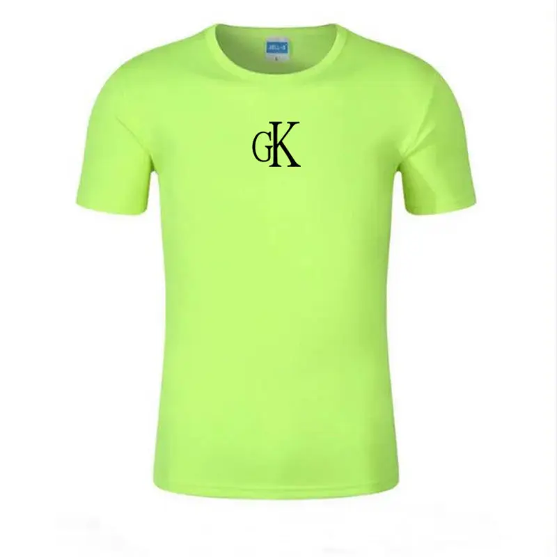 Футболка мужская с коротким рукавом хлопок Повседневная модная брендовая