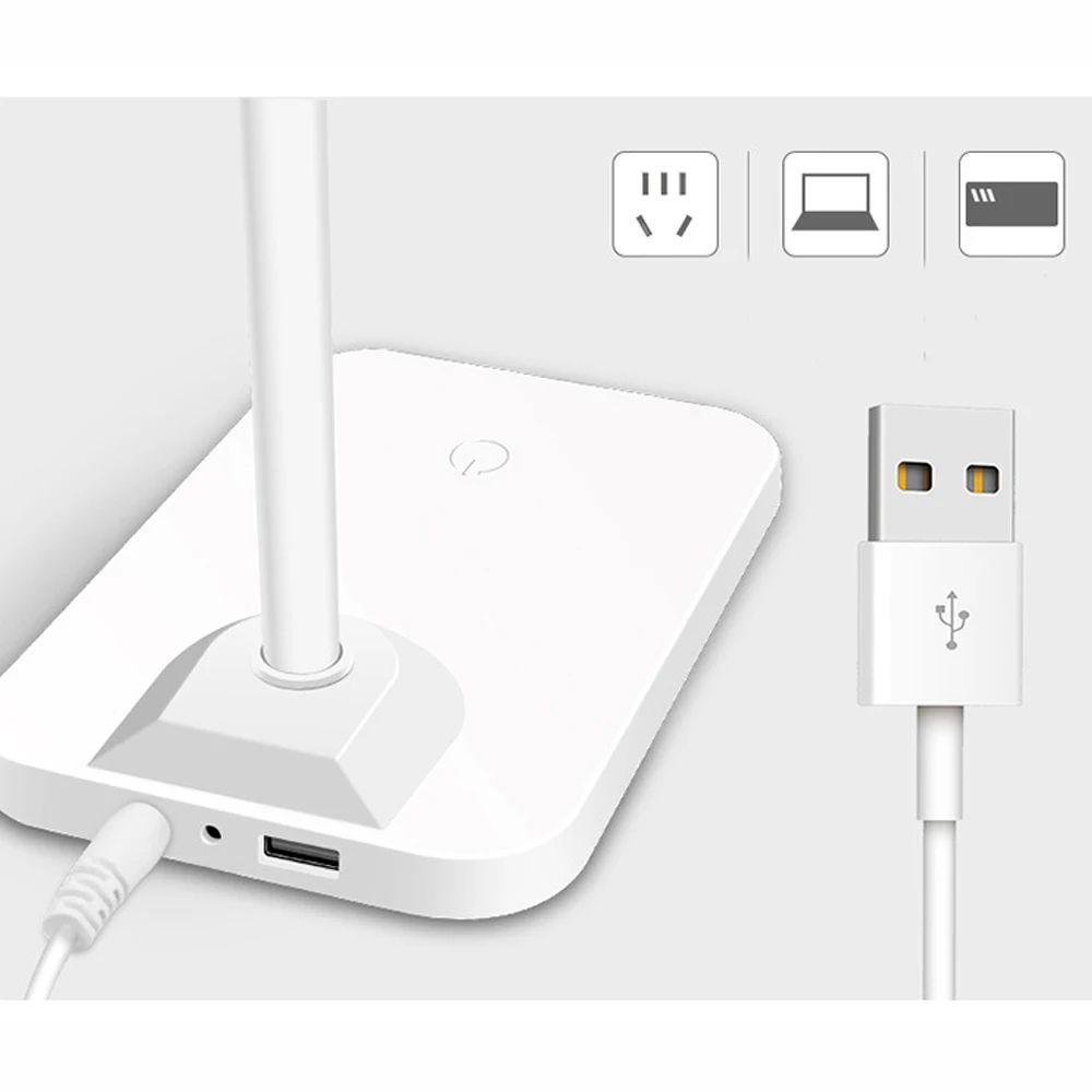 Светодиодная перезаряжаемая Настольная лампа с защитой глаз для студентов детей