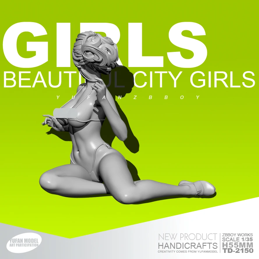 55 мм смолы Наборы для девочек пляжное платье Красота самодельный TD-2150 | Игрушки и