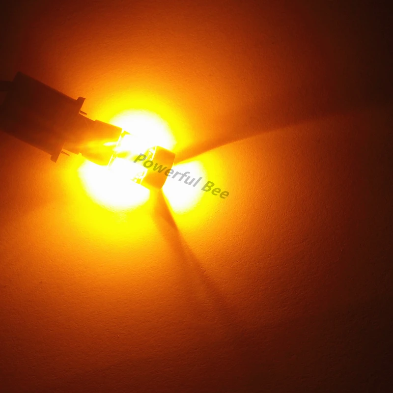 2 x CANBUS BAX9S H6W BA9S T4W 9.5W безошибочный белый/янтарный/желтый светодиодный автомобильный фонарь для маркировки сигнальных ламп.