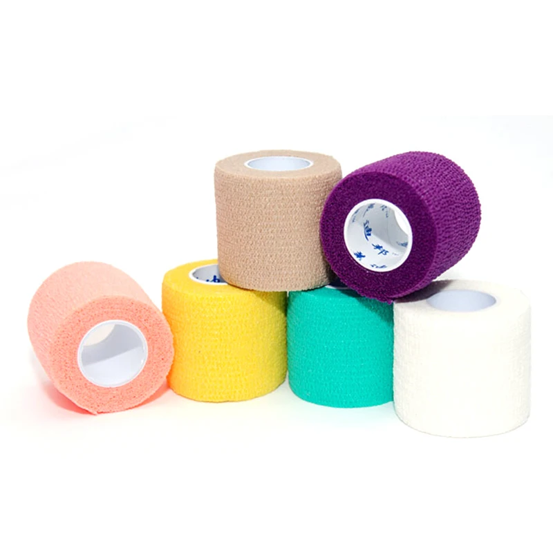 

Elastic Medical Bandage Gauze Dressing Tape Sports Wrist Support Self Adhesive Ankle Finger Muscles Care Treatment Gauze Tape