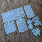 Круглые Капли воды ручной работы DIY Кристалл эпоксидный клей Творческий бетон гипс Степ поле остров формочка для силиконовой подвески