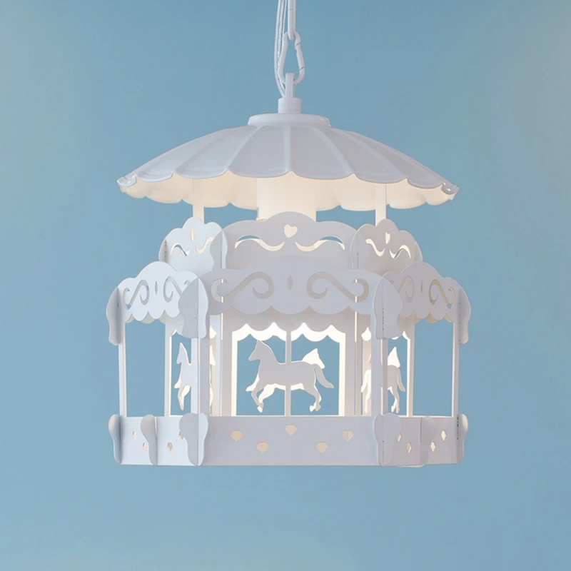 

Современная простая Скандинавская светодиодная люстра в виде карусели, креативная личность, для гостиной, спальни, детской, декоративное о...