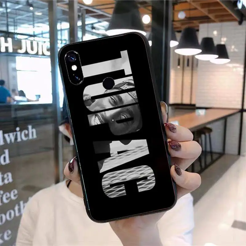 

Rapper 2pac Tupac Phone Case For Xiaomi Redmi 7 8 9t 9se k20 mi8 max3 lite 9 note 9s 10 pro
