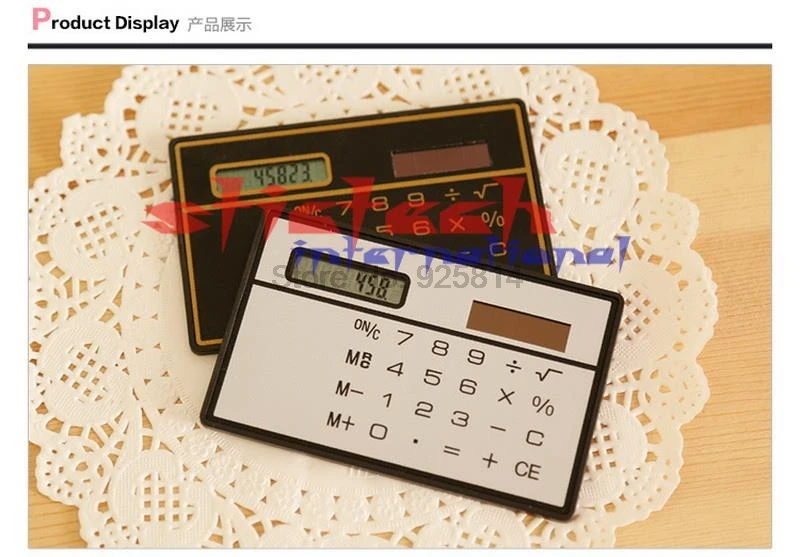 Маленький калькулятор с солнечной батареей маленький 2000 шт.|mini calculator|small calculatorcredit