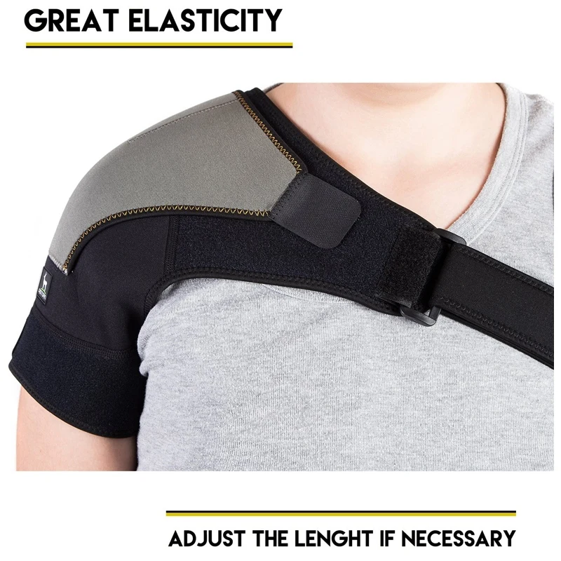 1Pcs Shoulder Brace Adjustable Support With Pressure Pad For Injury Prevention Sprain Soreness Tendinitis | Дом и сад