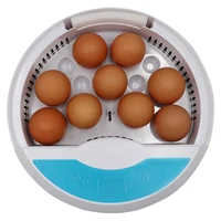 farm hatching digital mini 9 egg incubato temperature humidity automatic control brooder poultry quail chicken duck bird led