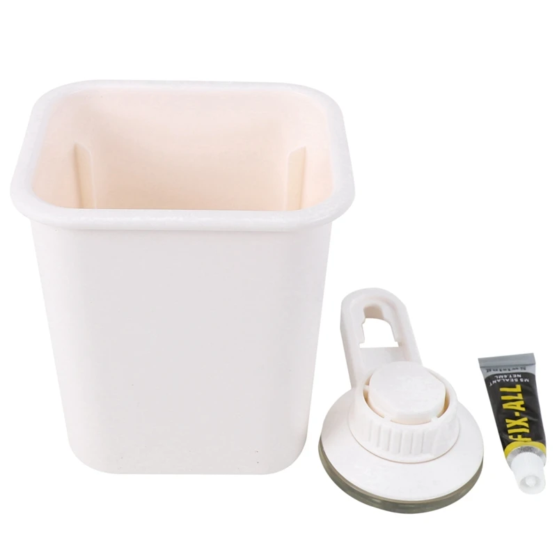 1 PC Suction Cup Toothbrush Holder Rack White &amp 1X Christmas Gift Socks Plush Candy Bag | Дом и сад