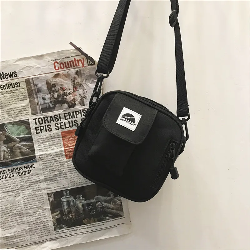 New Crossbody Bags Men Oxford Leisure Simple Small Detachable Strap All-match Hip-hop High Street Unisex Safaris Style |