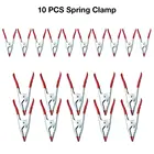 Пружинный зажим A-образной формы, 10 шт., сверхпрочный металлический зажим 4 дюйма6 дюймов с наконечниками с покрытием из ПВХ, ручные инструменты DIY