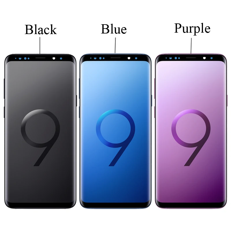 2960*1440 100% Оригинальный ЖК-дисплей с рамкой для SAMSUNG Galaxy S9 Plus дисплей + G965F G965