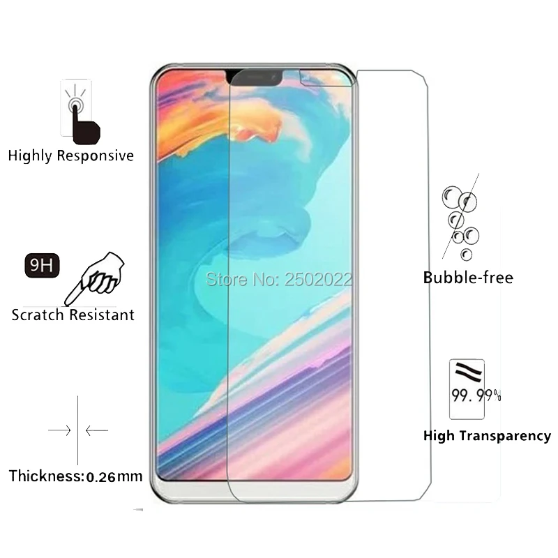 Защитное стекло закаленное 9H для Ulefone T2 Pro 5 шт./лот | Мобильные телефоны и