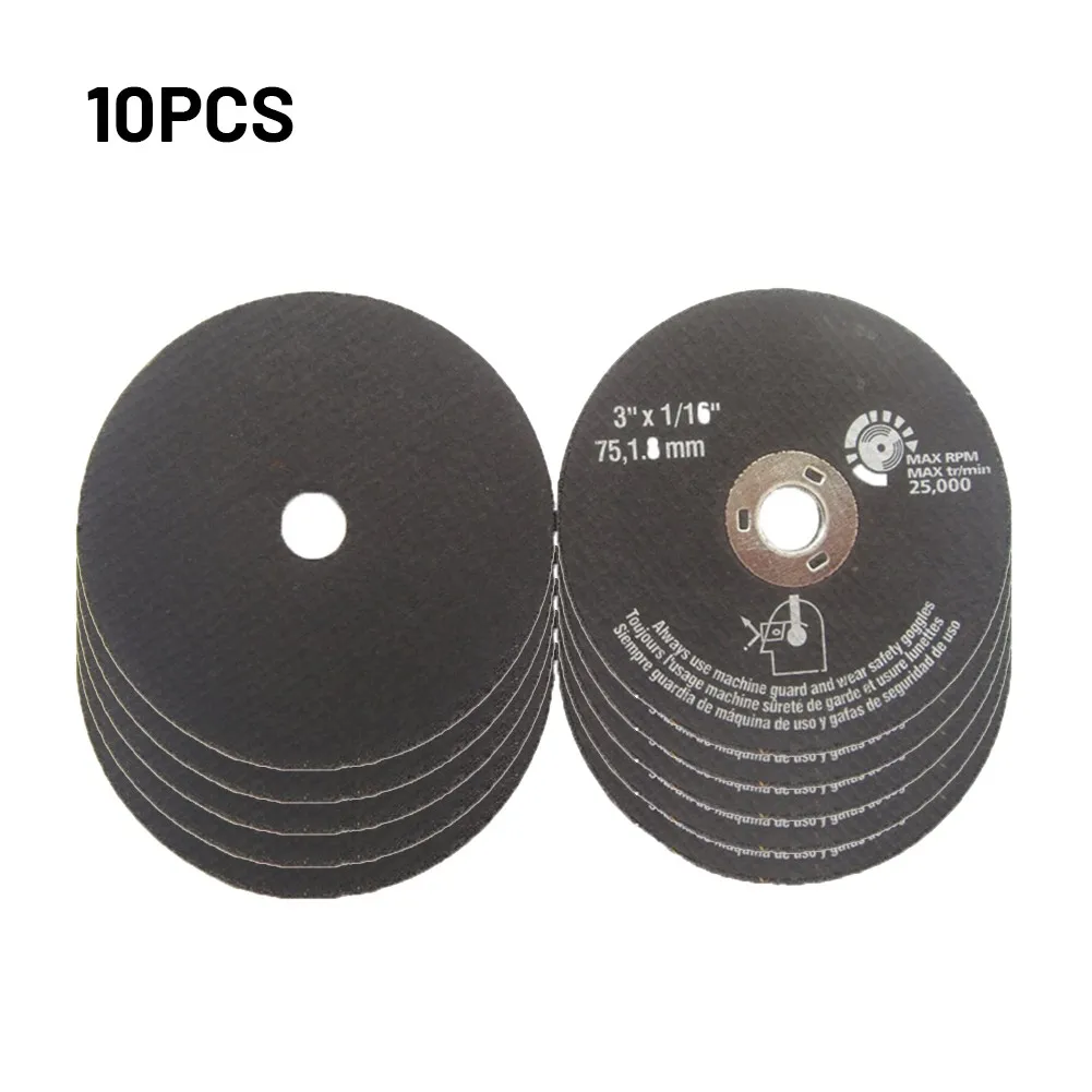 

100/50/25/10pcs Cutting Discs 75*1.8*10mm Black Cut Off Grinding Wheel