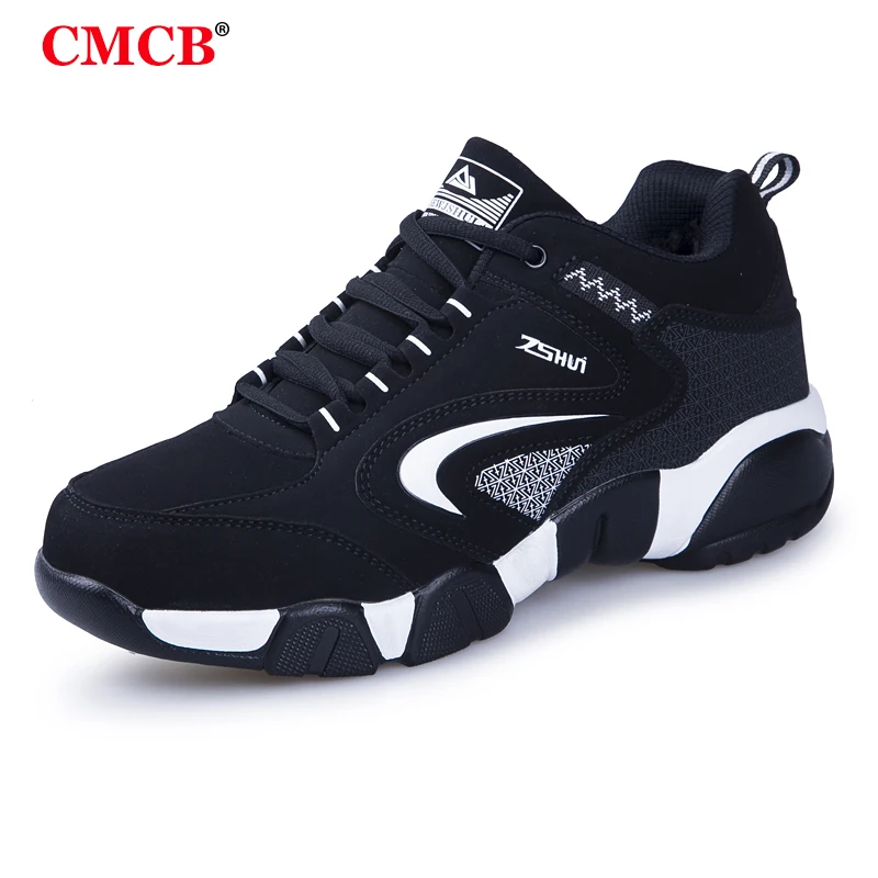 Мужская уличная спортивная зимняя обувь мужская теплая Осенняя кожаная Рабочая