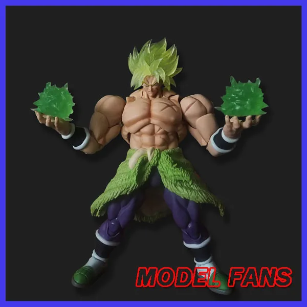 Модельные вентиляторы Dragon Ball Z shf super saiyan broli Brolly Серебристые прозрачные волосы с эффектом