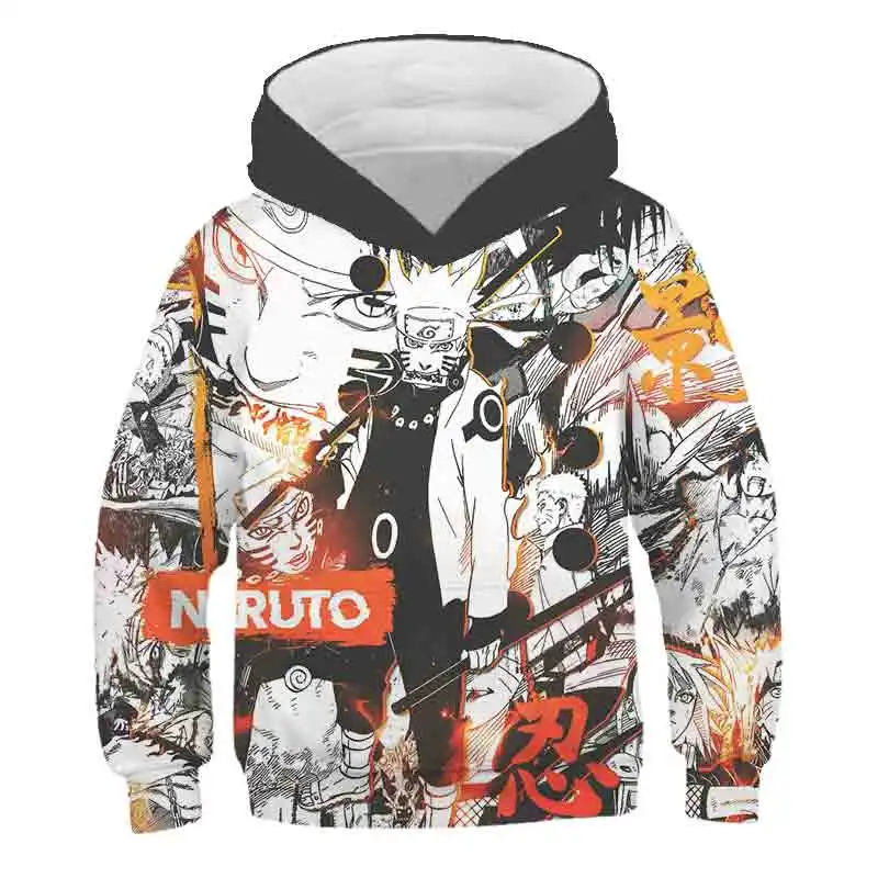 

Orochimaru Sasuke Print Spring 2021 Boys Nαruto Clothes Children Hoodie & Sweatshirt Boy Cartoon kakashi Pattern Kids sweatshirt
