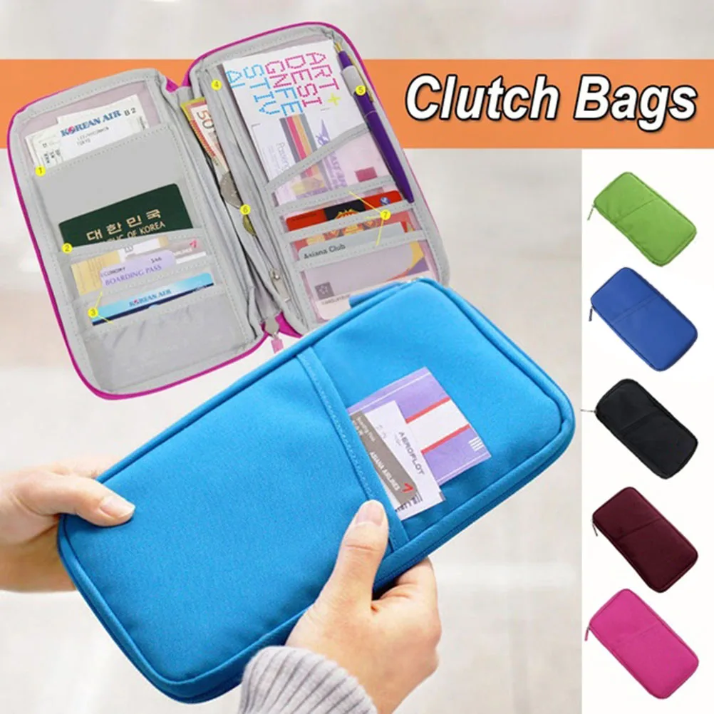 Держатель для паспорта путешествий многофункциональная посылка кредитных карт