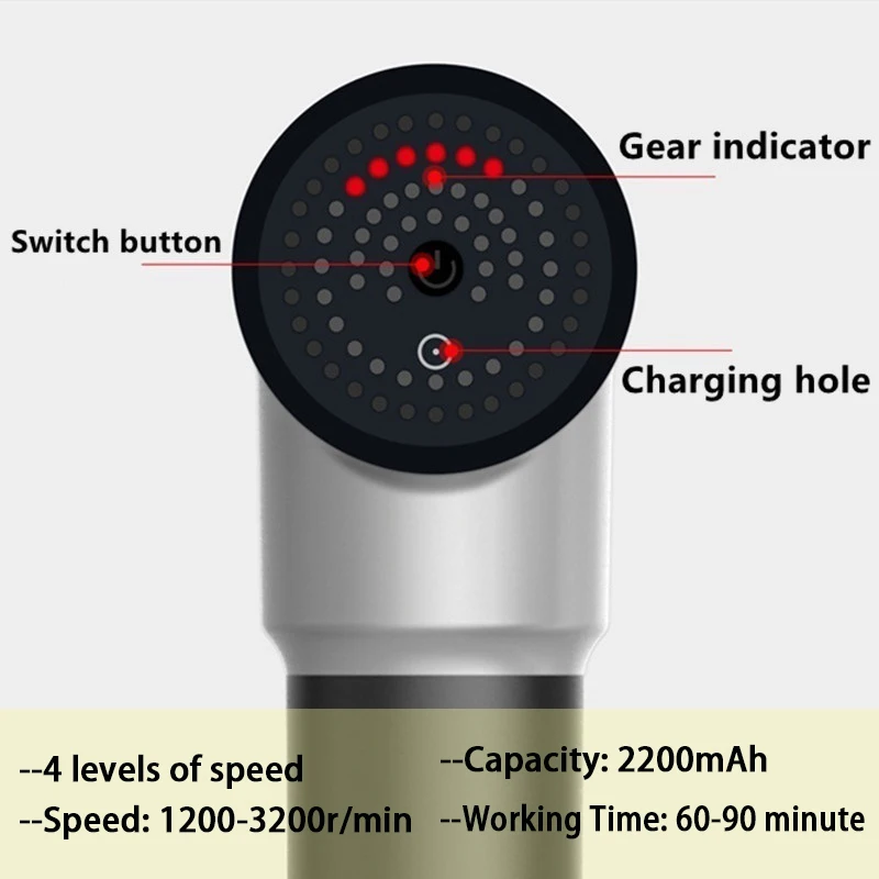 Мини массажер Феникс A2 вибрирующий для глубокой релаксации|Звуковое