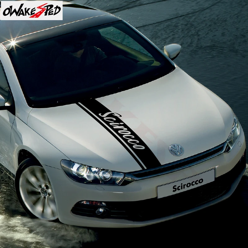 Автомобильный Стайлинг крышка двигателя декоративная наклейка виниловые