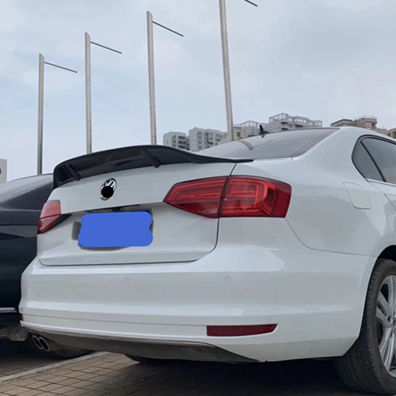 Используется для Volkswagen Jetta Mk6 спойлер 2012 2018 лет реальное глянцевое углеродное