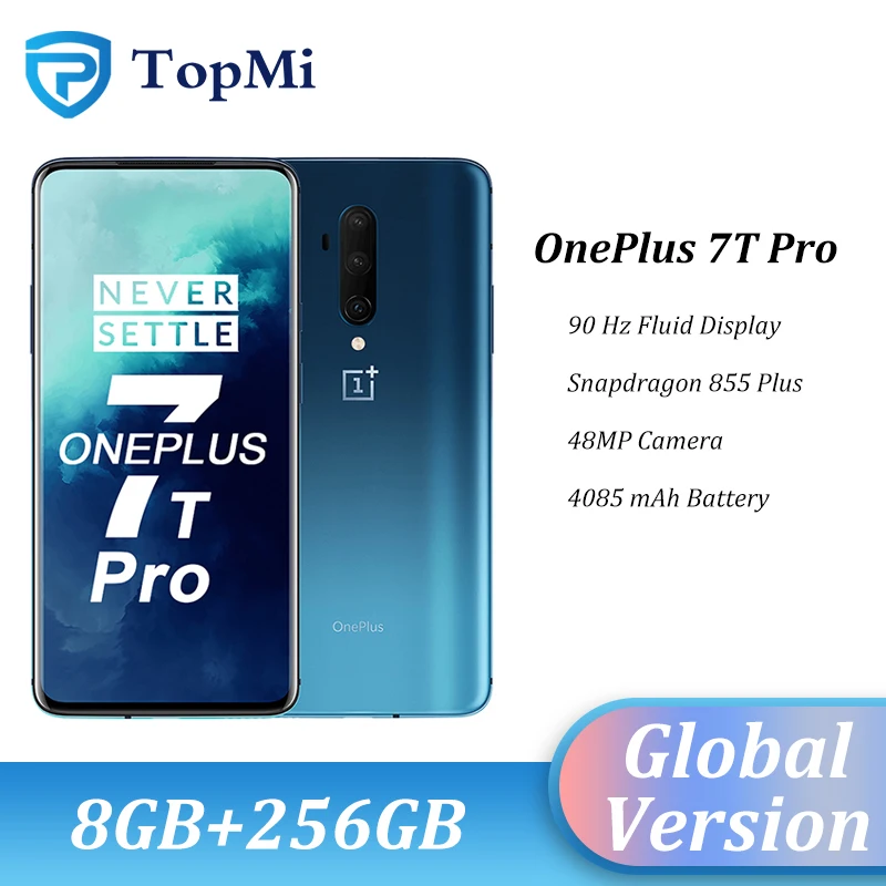 В наличии глобальная версия OnePlus 7T Pro смартфон 8 ГБ ОЗУ 256 Гб ПЗУ Snapdragon 855 Plus 6 67