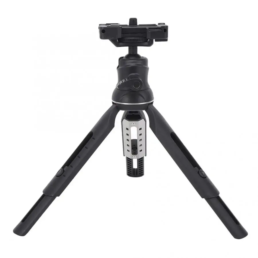 Черный портативный мини штатив с 5 зубьями Регулируемый Настольный кронштейн для