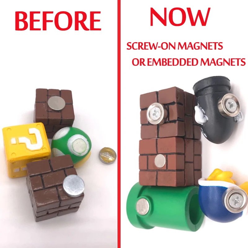 10 шт. 3D Супер Марио Bros магниты на холодильник магнит стикер сообщений взрослый человек Девочка Мальчик Дети игрушка подарок на день рождения