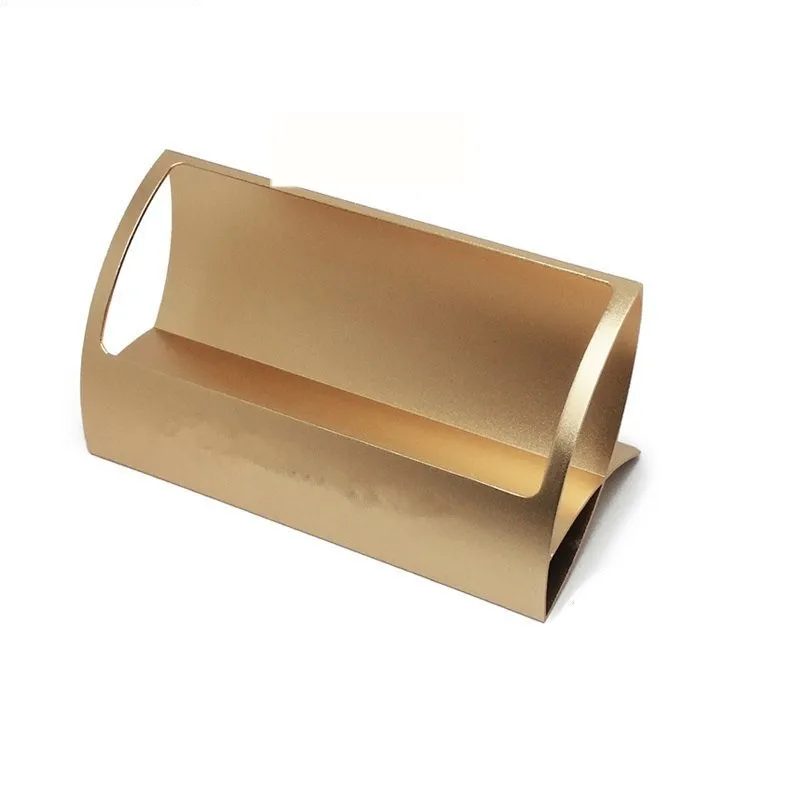 Высококачественный металлический деловой держатель для карт настольный