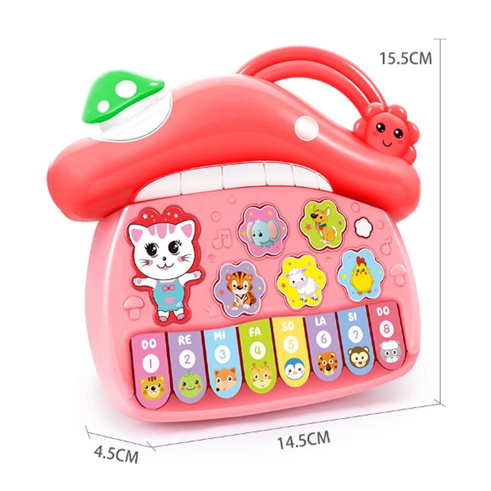 Симпатичные гриб стеклянная бутылка электронная клавиатура музыкальные