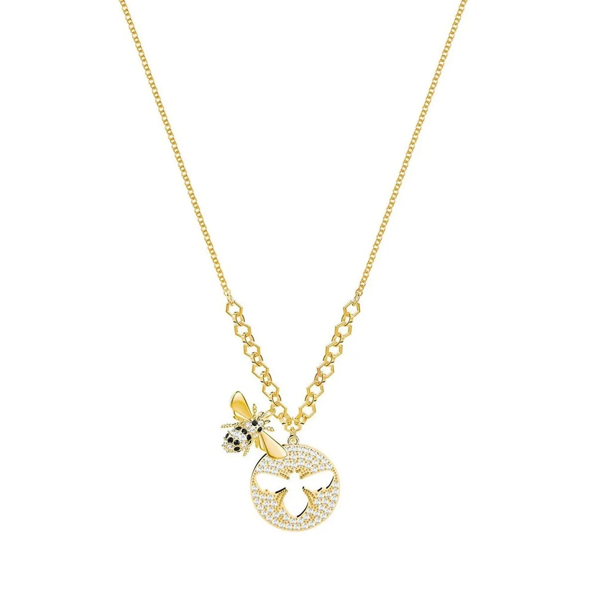 

ERIN High quality SWA new gorgeous and dazzling bee Crystal Necklace